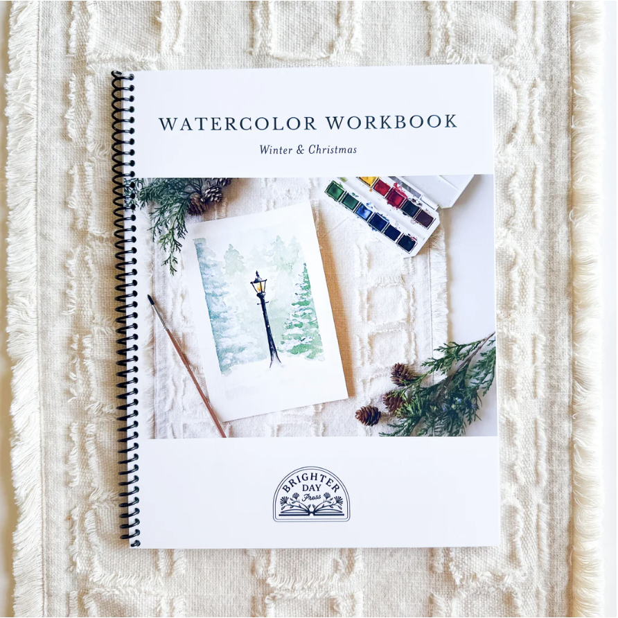 Watercolor workbook from Brighter Day Press.